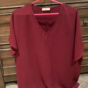 NWOT Entro purchased at Pink Blush size M batwing top